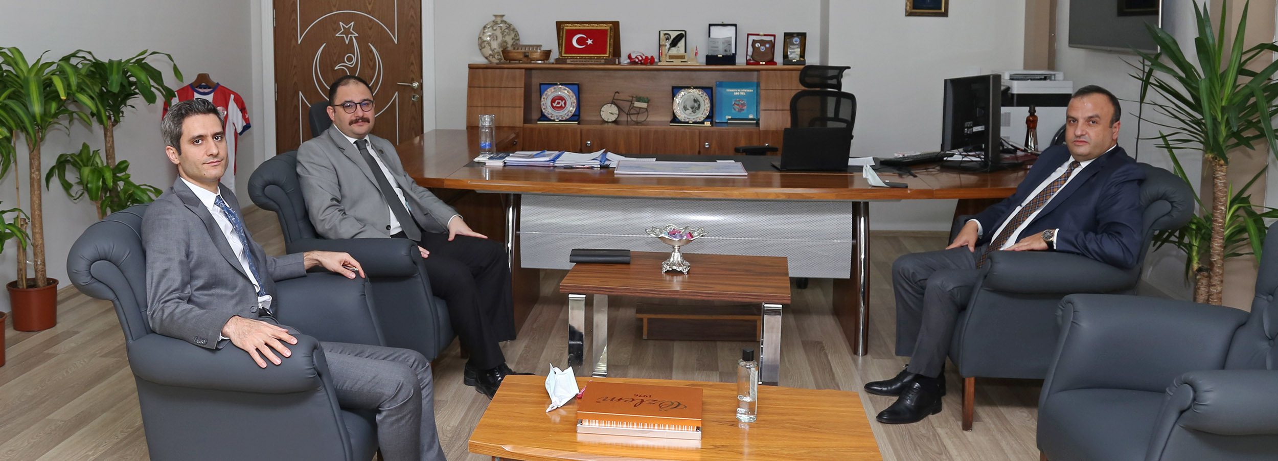 Isparta İl Sağlık Müdürü Dr. Mehmet Karakaya ve Burdur İl Sağlık Müdürü Uzm. Dr. Sırrı Şenbayram Ziyareti